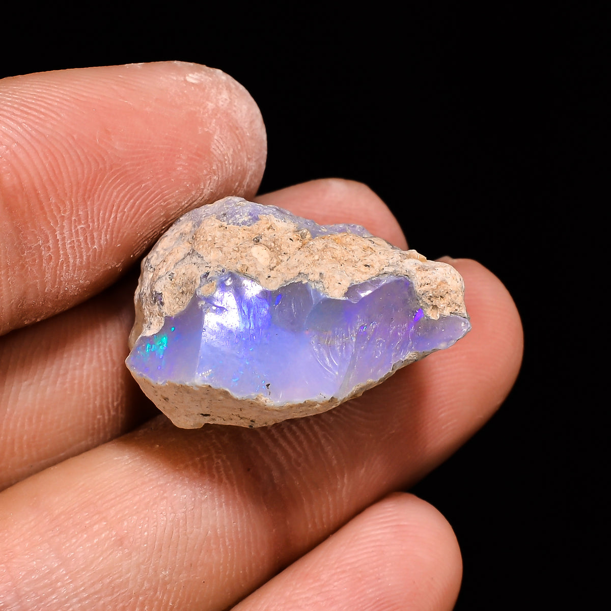 Amazing Top Grade Quality 100% Natural Welo Fire Ethiopian Opal Fancy Shape Rough Loose Gemstone For Making Jewelry 22X22X14MM 20 Cts KR1451 Sunkarton