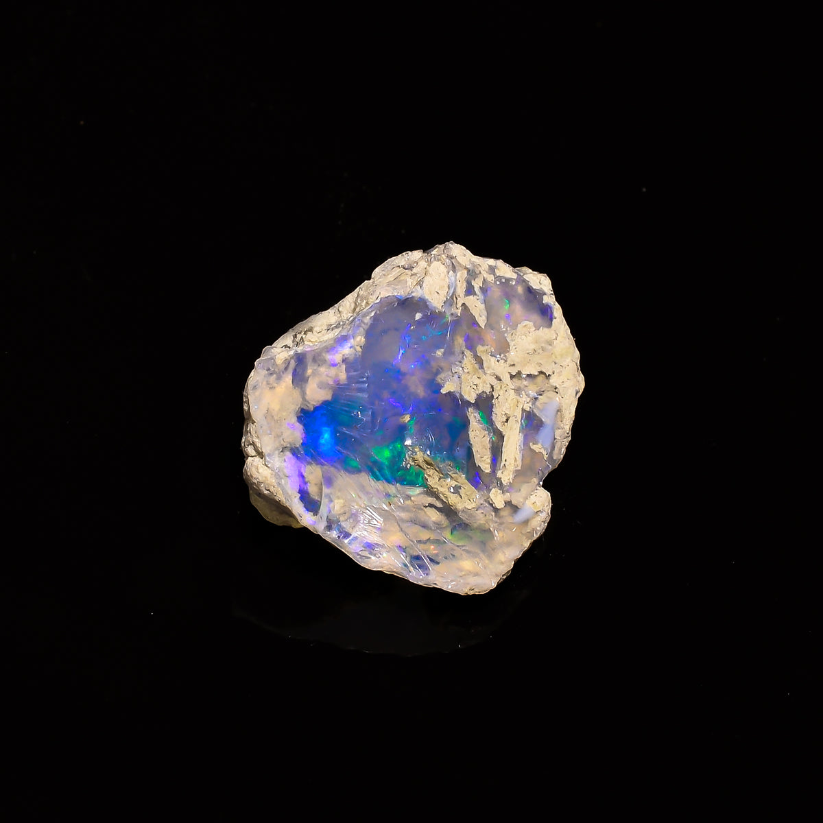 Classic Top Grade Quality 100% Natural Welo Fire Ethiopian Opal Fancy Rough Loose Gemstone For Making Jewelry 22X18X9 MM 11.35 Cts. KR14-55 Sunkarton