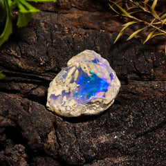 Classic Top Grade Quality 100% Natural Welo Fire Ethiopian Opal Fancy Rough Loose Gemstone For Making Jewelry 22X18X9 MM 11.35 Cts. KR14-55 Sunkarton