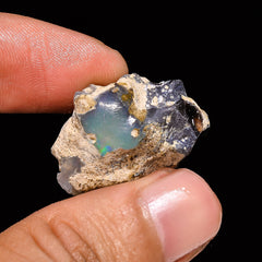 Elegant Top Grade Quality 100% Natural Welo Fire Ethiopian Opal Fancy Rough Loose Gemstone For Making Jewelry 27X19X12 MM 21.1 Cts. KR14-59 Sunkarton