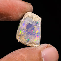 Dazzling Top Grade Quality 100% Natural Welo Fire Ethiopian Opal Fancy Rough Loose Gemstone For Making Jewelry 20X14X10 MM 10.6 Cts. KR14-6 Sunkarton
