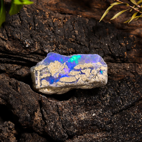 Fabulous Top Grade Quality 100% Natural Welo Fire Ethiopian Opal Fancy Rough Loose Gemstone For Making Jewelry 25X14X13 MM 13.8 Cts. KR14-60 Sunkarton