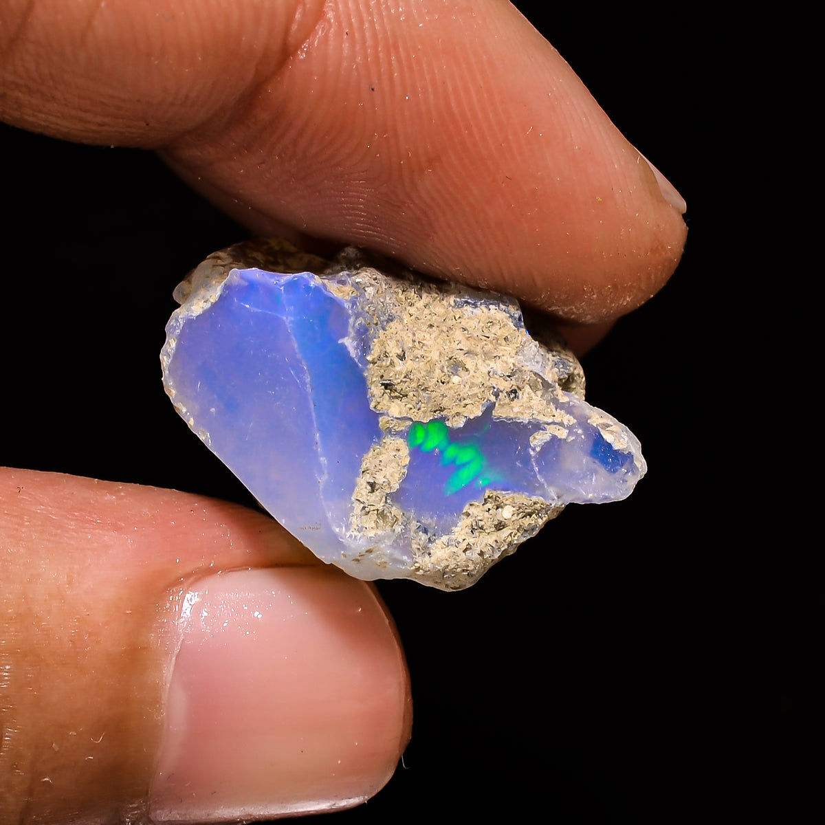 Fantastic Top Grade Quality 100% Natural Welo Fire Ethiopian Opal Fancy Rough Loose Gemstone For Making Jewelry 23X22X14MM 23.55 Cts KR14-61 Sunkarton