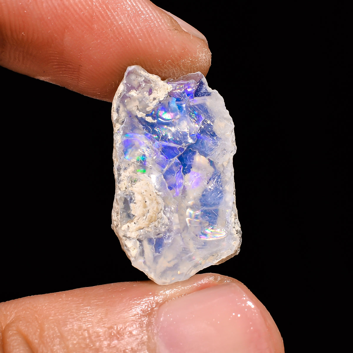 Gorgeous Top Grade Quality 100% Natural Welo Fire Ethiopian Opal Fancy Rough Loose Gemstone For Making Jewelry 23X13X7 MM 7.65 Cts. KR14-62 Sunkarton