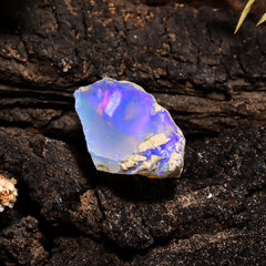Immaculate Top Grade Quality 100% Natural Welo Fire Ethiopian Opal Fancy Rough Loose Gemstone For Making Jewelry 20X14X13MM 15.3 Cts KR14-63 Sunkarton