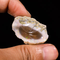 Incredible Top Grade Quality 100% Natural Welo Fire Ethiopian Opal Fancy Rough Loose Gemstone For Making Jewelry 33X23X14MM 45.2 Cts KR14-64 Sunkarton