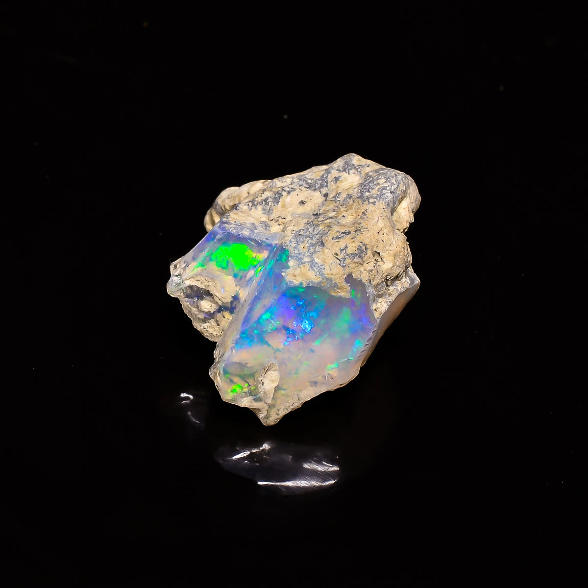 Marvellous Top Grade Quality 100% Natural Welo Fire Ethiopian Opal Fancy Rough Loose Gemstone For Making Jewelry 22X17X11MM 13.85 Cts KR1465 Sunkarton
