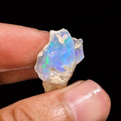 Marvellous Top Grade Quality 100% Natural Welo Fire Ethiopian Opal Fancy Rough Loose Gemstone For Making Jewelry 22X17X11MM 13.85 Cts KR1465 Sunkarton