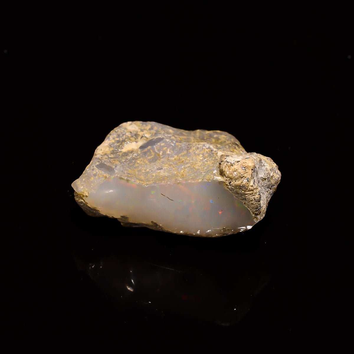 Stunning Top Grade Quality 100% Natural Welo Fire Ethiopian Opal Fancy Rough Loose Gemstone For Making Jewelry 22X18X9 MM 17.3 Cts. KR14-70 Sunkarton