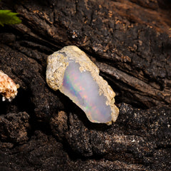 Stunning Top Grade Quality 100% Natural Welo Fire Ethiopian Opal Fancy Rough Loose Gemstone For Making Jewelry 22X18X9 MM 17.3 Cts. KR14-70 Sunkarton