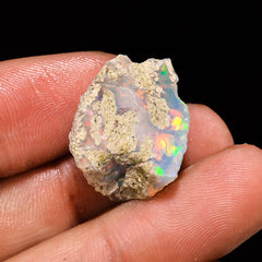 Tempting Top Grade Quality 100% Natural Welo Fire Ethiopian Opal Fancy Rough Loose Gemstone For Making Jewelry 21X16X11 MM 12.3 Cts. KR14-72 Sunkarton