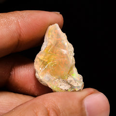 Terrific Top Grade Quality 100% Natural Welo Fire Ethiopian Opal Fancy Rough Loose Gemstone For Making Jewelry 25X15X13 MM 16.45 Cts KR14-73 Sunkarton