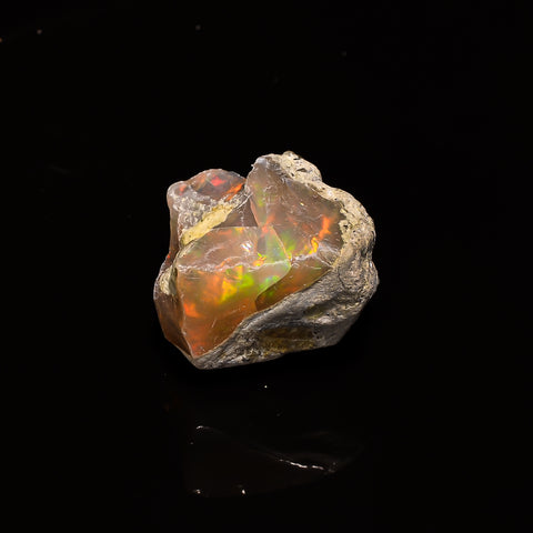 Unique Top Grade Quality 100% Natural Welo Fire Ethiopian Opal Fancy Rough Loose Gemstone For Making Jewelry 18X16X14 MM 16.9 Cts. KR14-74 Sunkarton