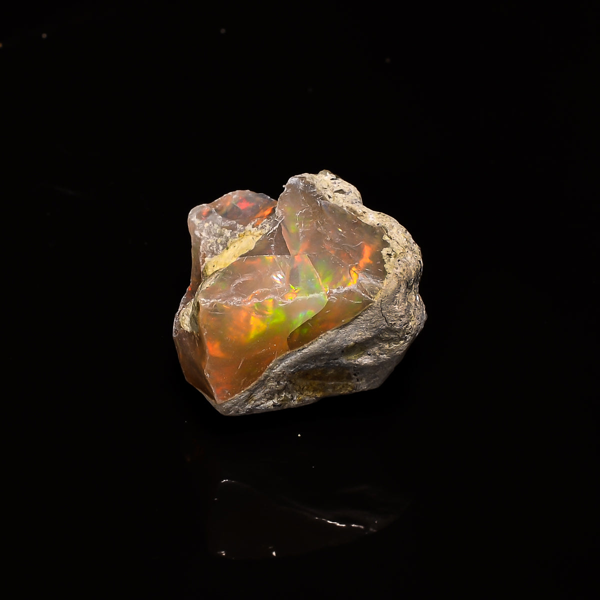 Unique Top Grade Quality 100% Natural Welo Fire Ethiopian Opal Fancy Rough Loose Gemstone For Making Jewelry 18X16X14 MM 16.9 Cts. KR14-74 Sunkarton