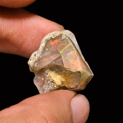 Unique Top Grade Quality 100% Natural Welo Fire Ethiopian Opal Fancy Rough Loose Gemstone For Making Jewelry 18X16X14 MM 16.9 Cts. KR14-74 Sunkarton