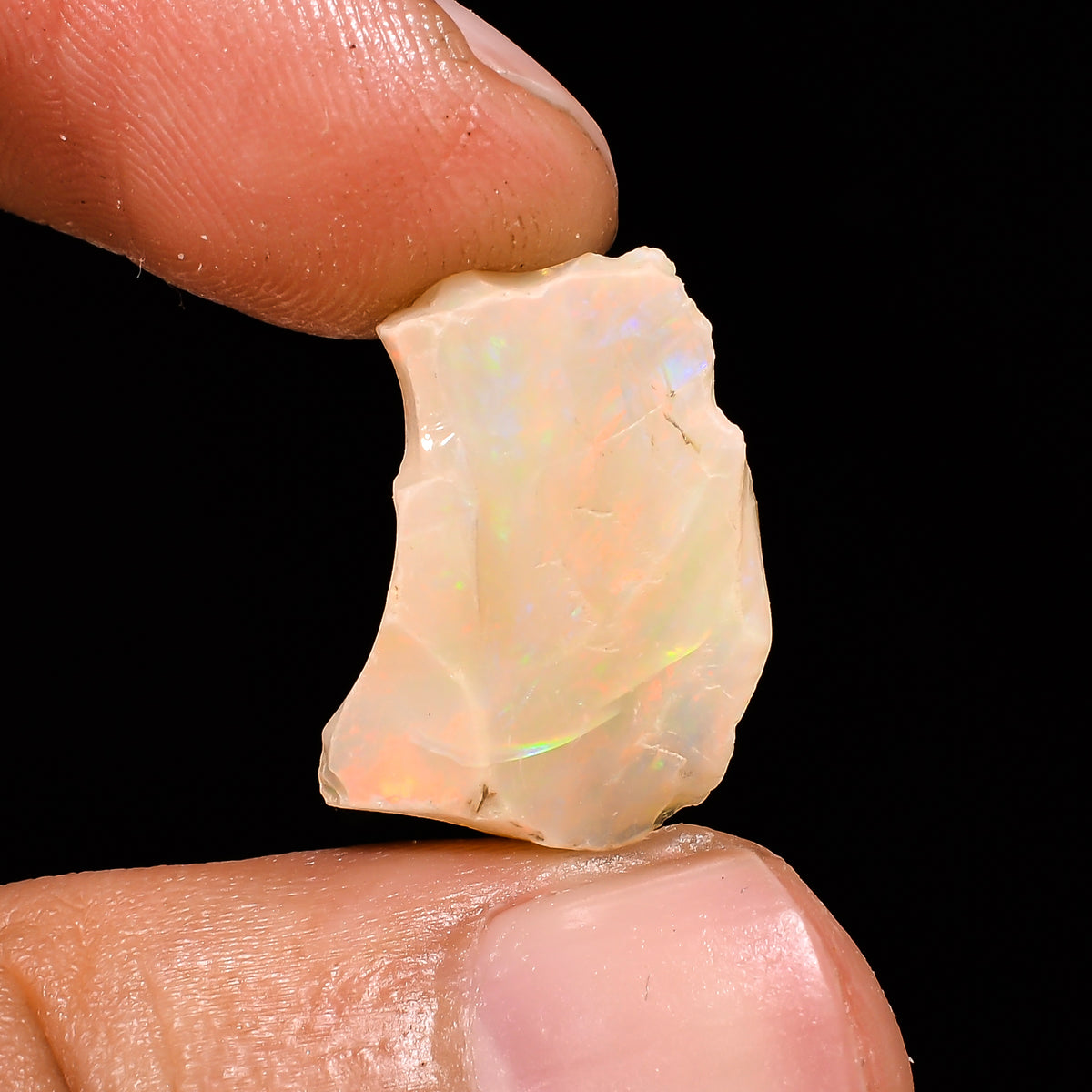 Wonderful Top Grade Quality 100% Natural Welo Fire Ethiopian Opal Fancy Rough Loose Gemstone For Making Jewelry 18X13X7 MM 5.55 Cts. KR14-75 Sunkarton