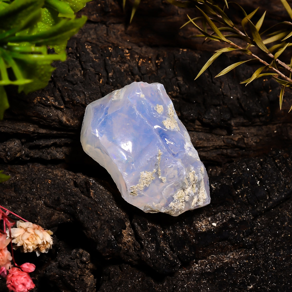 Beautiful Top Grade Quality 100% Natural Welo Fire Ethiopian Opal Fancy Rough Loose Gemstone For Making Jewelry 26X19X15 MM 21.8 Cts KR14-79 Sunkarton