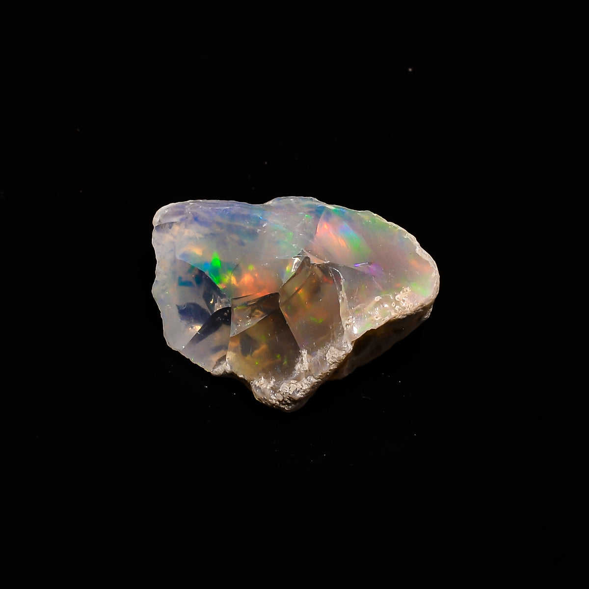 Classic Top Grade Quality 100% Natural Welo Fire Ethiopian Opal Fancy Rough Loose Gemstone For Making Jewelry 19X14X9 MM 7.55 Cts. KR14-80 Sunkarton