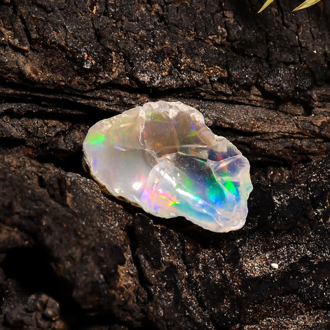 Classic Top Grade Quality 100% Natural Welo Fire Ethiopian Opal Fancy Rough Loose Gemstone For Making Jewelry 19X14X9 MM 7.55 Cts. KR14-80 Sunkarton