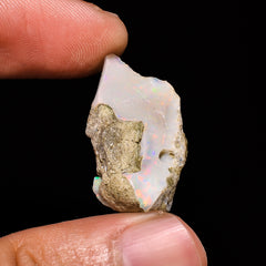 Dazzling Top Grade Quality 100% Natural Welo Fire Ethiopian Opal Fancy Rough Loose Gemstone For Making Jewelry 27X15X11 MM 14.45 Cts KR14-81 Sunkarton