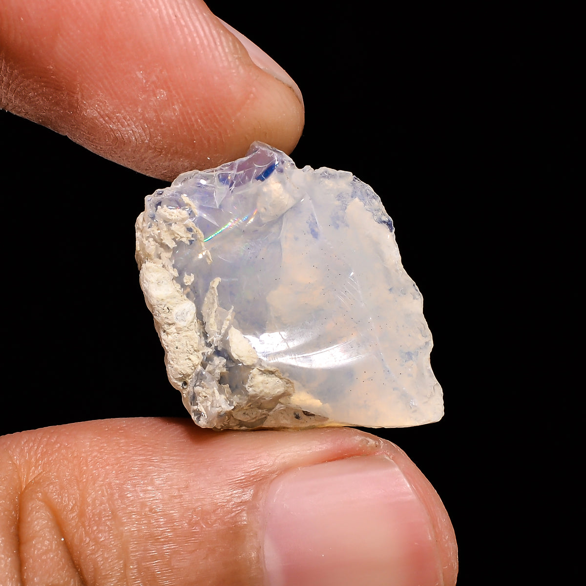 Exclusive Top Grade Quality 100% Natural Welo Fire Ethiopian Opal Fancy Rough Loose Gemstone For Making Jewelry 23X18X7 MM 9.35 Cts. KR14-83 Sunkarton