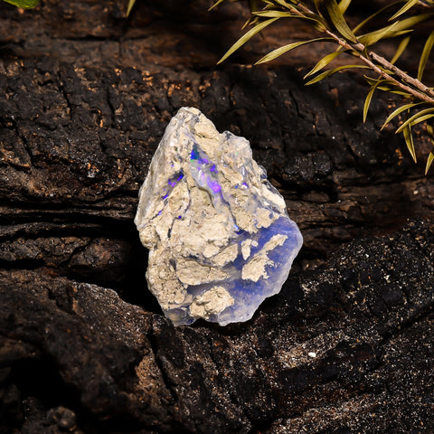 Fabulous Top Grade Quality 100% Natural Welo Fire Ethiopian Opal Fancy Rough Loose Gemstone For Making Jewelry 22X16X9 MM 9.1 Cts. KR14-85 Sunkarton