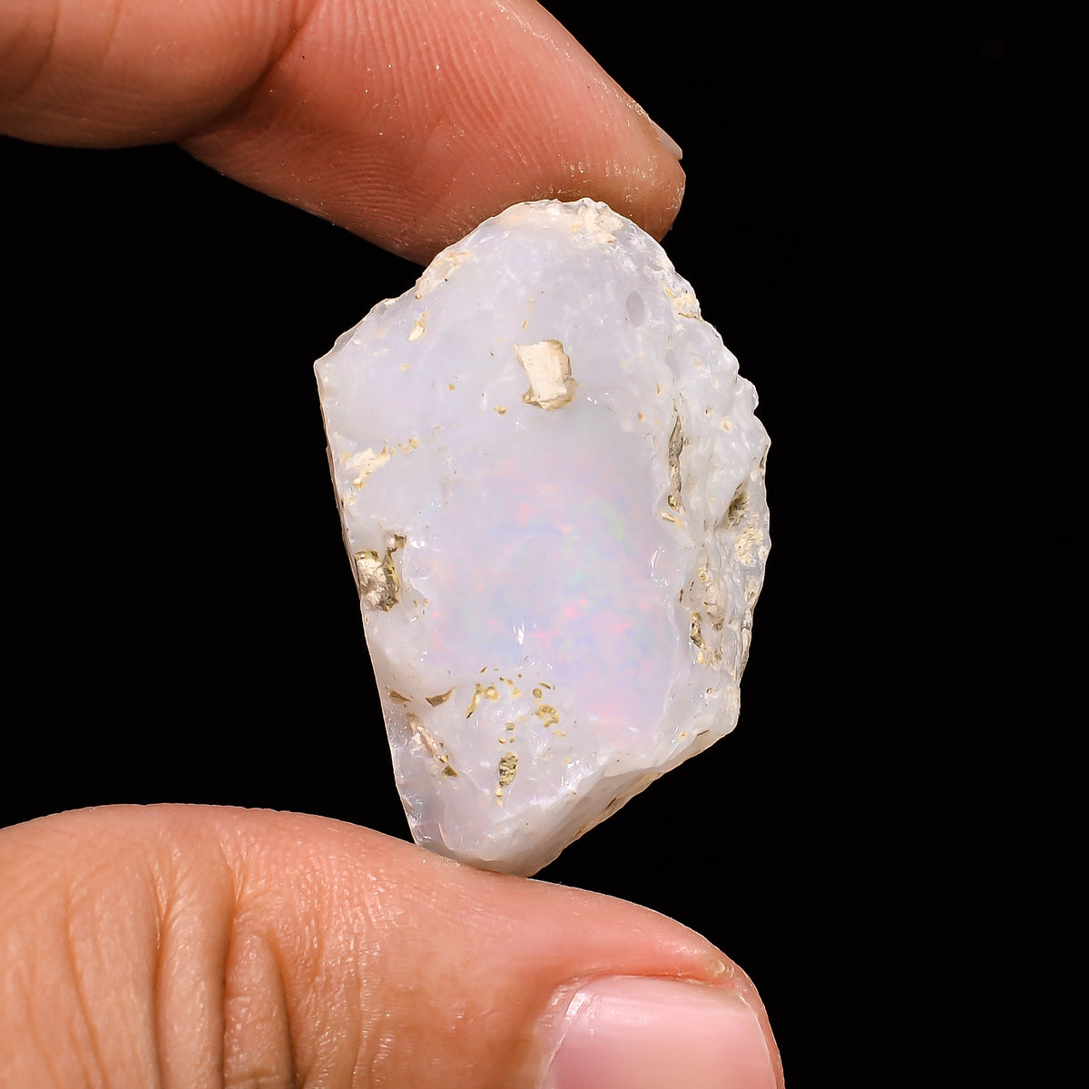 Fantastic Top Grade Quality 100% Natural Welo Fire Ethiopian Opal Fancy Rough Loose Gemstone For Making Jewelry 32X21X16MM 39.45 Cts KR14-86 Sunkarton