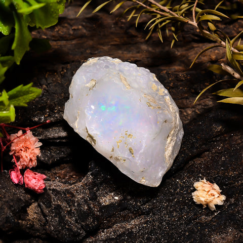 Fantastic Top Grade Quality 100% Natural Welo Fire Ethiopian Opal Fancy Rough Loose Gemstone For Making Jewelry 32X21X16MM 39.45 Cts KR14-86 Sunkarton