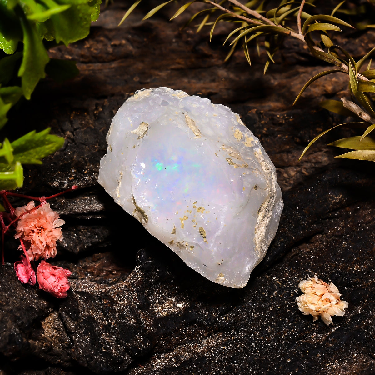 Fantastic Top Grade Quality 100% Natural Welo Fire Ethiopian Opal Fancy Rough Loose Gemstone For Making Jewelry 32X21X16MM 39.45 Cts KR14-86 Sunkarton