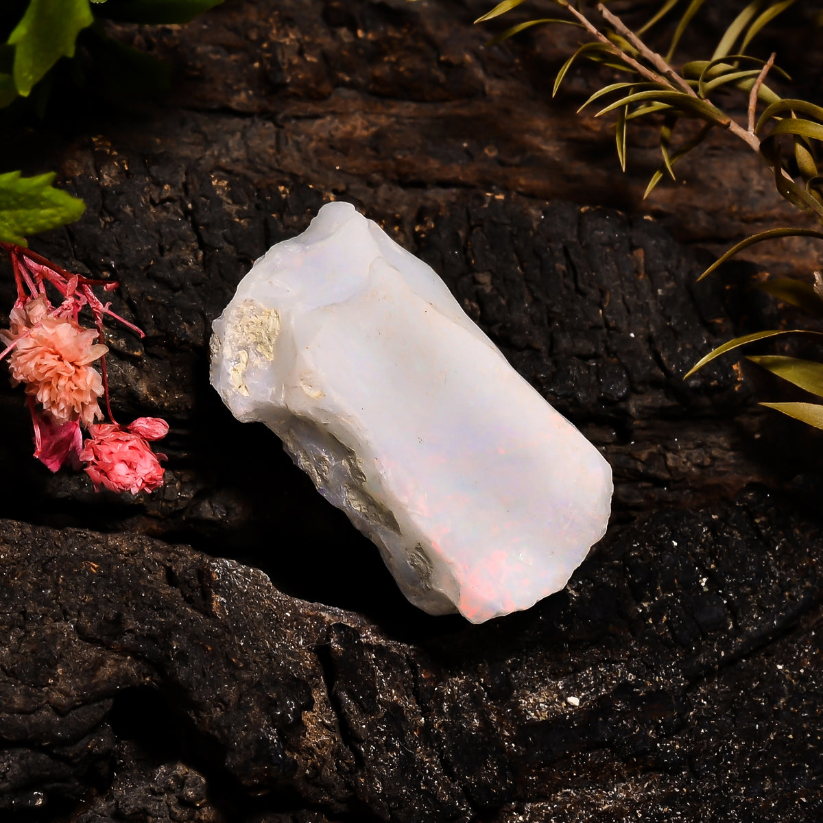 Incredible Top Grade Quality 100% Natural Welo Fire Ethiopian Opal Fancy Rough Loose Gemstone For Making Jewelry 28X15X10 MM 15 Cts. KR14-89 Sunkarton