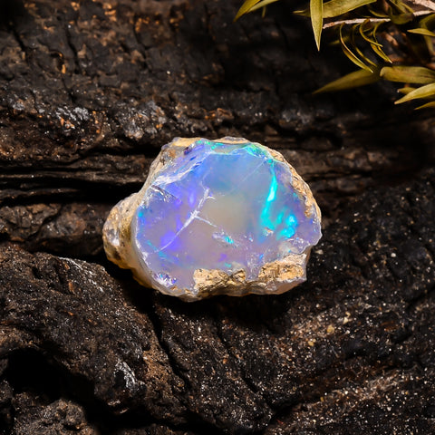 Elegant Top Grade Quality 100% Natural Welo Fire Ethiopian Opal Fancy Rough Loose Gemstone For Making Jewelry 20X16X14 MM 20.5 Cts. KR14-9 Sunkarton