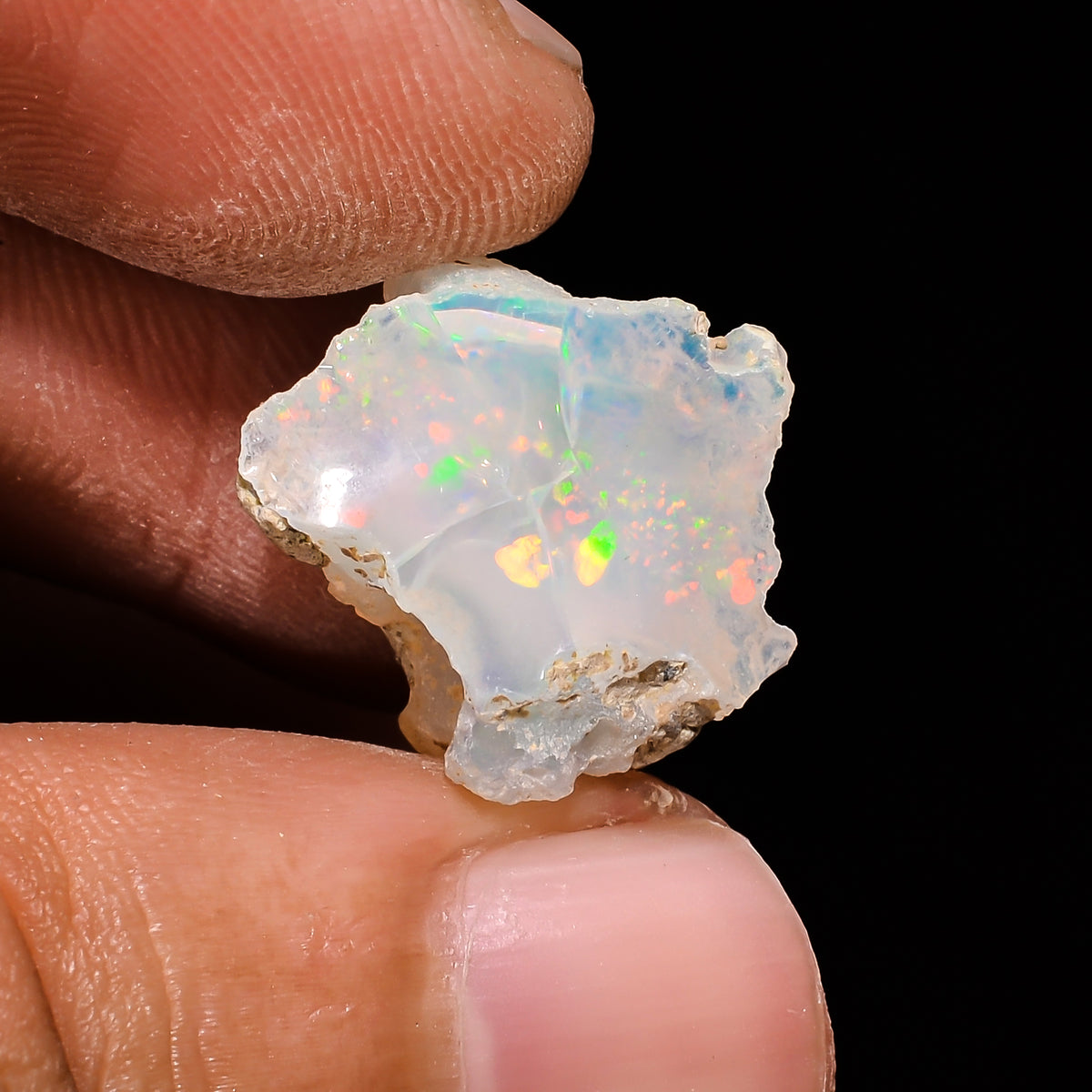 Outstanding Top Grade Quality 100% Natural Welo Fire Ethiopian Opal Fancy Rough Loose Gemstone For Making Jewelry 17X15X10MM 7.95 Cts KR1492 Sunkarton