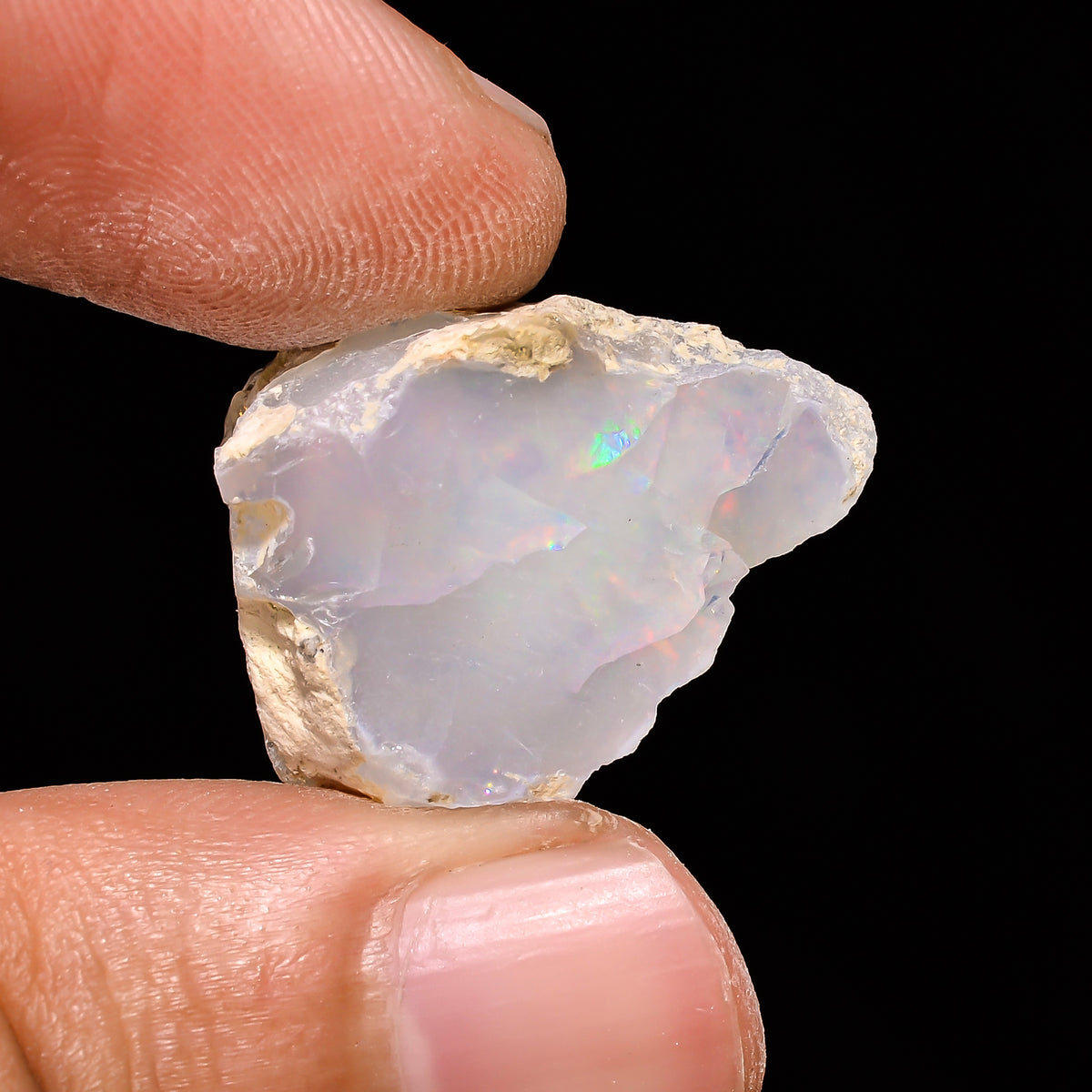 Splendid Top Grade Quality 100% Natural Welo Fire Ethiopian Opal Fancy Rough Loose Gemstone For Making Jewelry 23X18X12 MM 17.9 Cts. KR14-93 Sunkarton