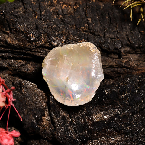 Superb Top Grade Quality 100% Natural Welo Fire Ethiopian Opal Fancy Rough Loose Gemstone For Making Jewelry 18X17X13 MM 16.1 Cts. KR14-94 Sunkarton
