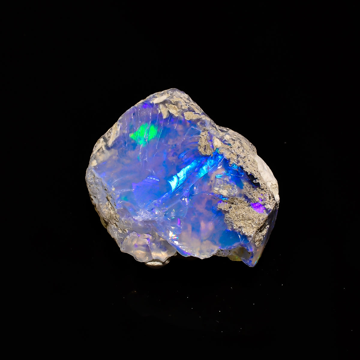 Supreme Top Grade Quality 100% Natural Welo Fire Ethiopian Opal Fancy Rough Loose Gemstone For Making Jewelry 31x25x15 MM 42.15 Cts. KR14-96 Sunkarton