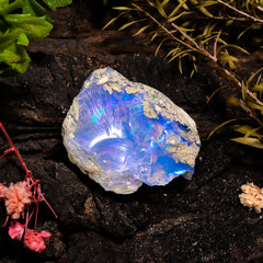 Supreme Top Grade Quality 100% Natural Welo Fire Ethiopian Opal Fancy Rough Loose Gemstone For Making Jewelry 31x25x15 MM 42.15 Cts. KR14-96 Sunkarton