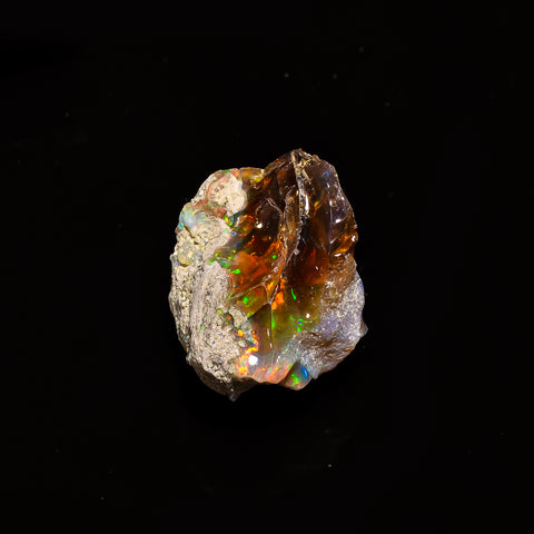 Tempting Top Grade Quality 100% Natural Welo Fire Ethiopian Opal Fancy Rough Loose Gemstone For Making Jewelry 26X24X18 MM 34 Cts. KR14-97 Sunkarton