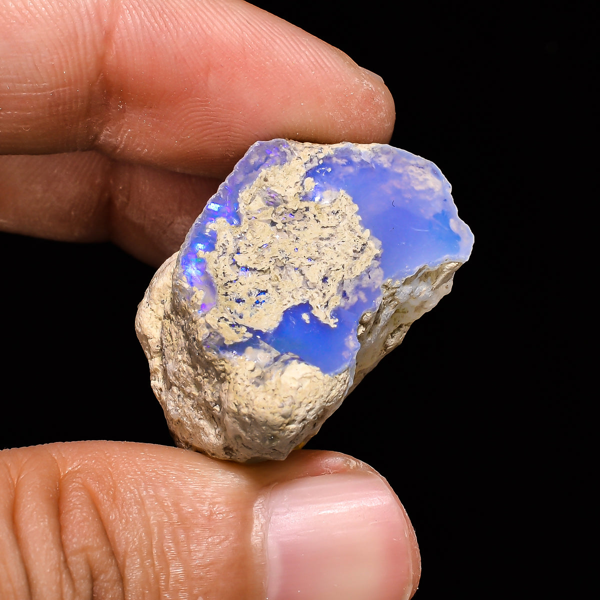 Terrific Top Grade Quality 100% Natural Welo Fire Ethiopian Opal Fancy Rough Loose Gemstone For Making Jewelry 29X23X18 MM 47.1 Cts. KR14-98 Sunkarton