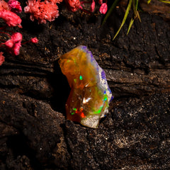 Wonderful Top Grade Quality 100% Natural Welo Fire Ethiopian Opal Fancy Rough Loose Gemstone For Making Jewelry 20X14X11 MM 9 Cts. KR15-100 Sunkarton