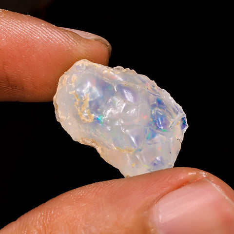 Awesome Top Grade Quality 100% Natural Welo Fire Ethiopian Opal Rough Loose Gemstone For Making Jewelry 21X15X10 MM 12.15 Cts. KR15-103 Sunkarton