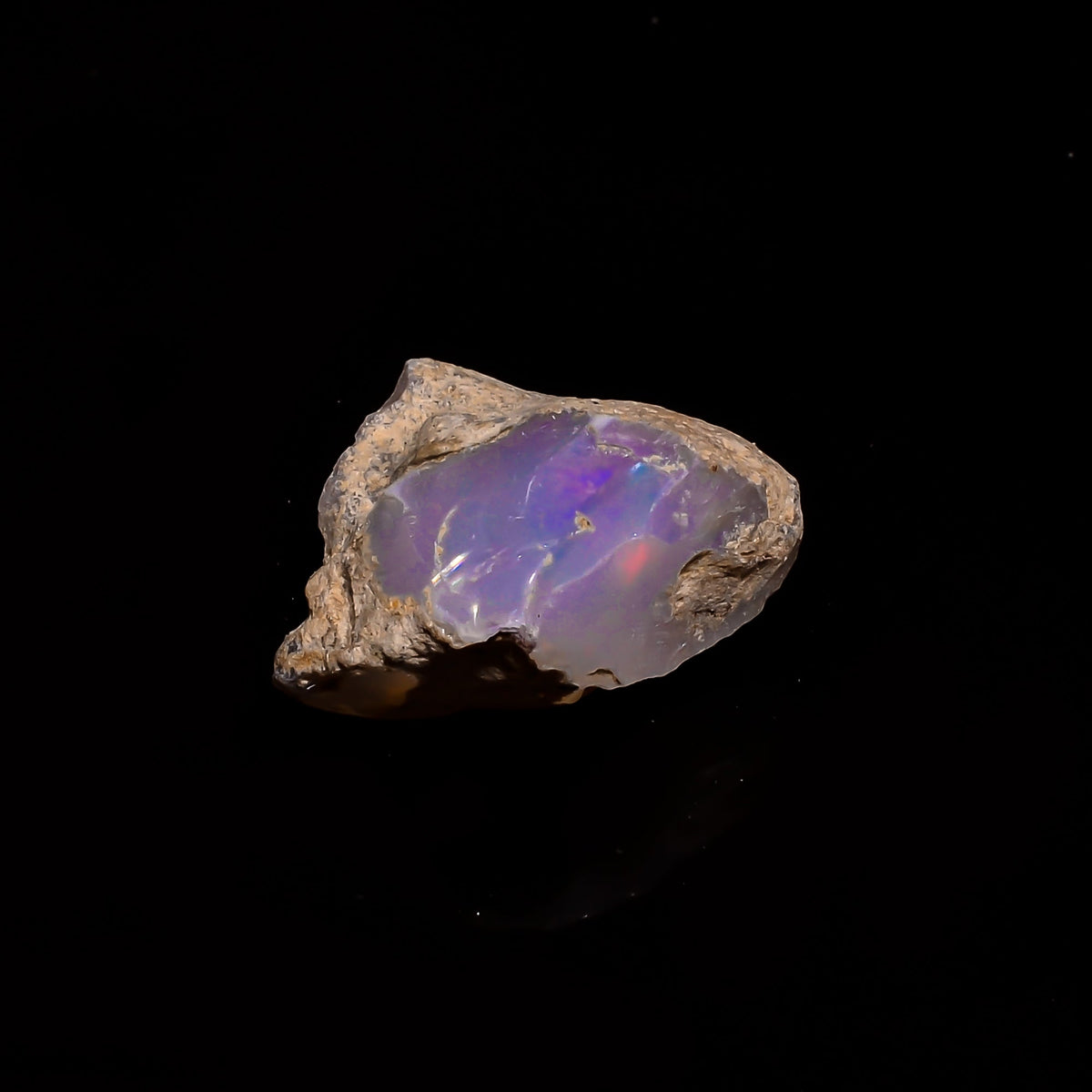Beautiful Top Grade Quality 100% Natural Welo Fire Ethiopian Opal Rough Loose Gemstone For Making Jewelry 19X16X10 MM 8.5 Cts. KR15-104 Sunkarton