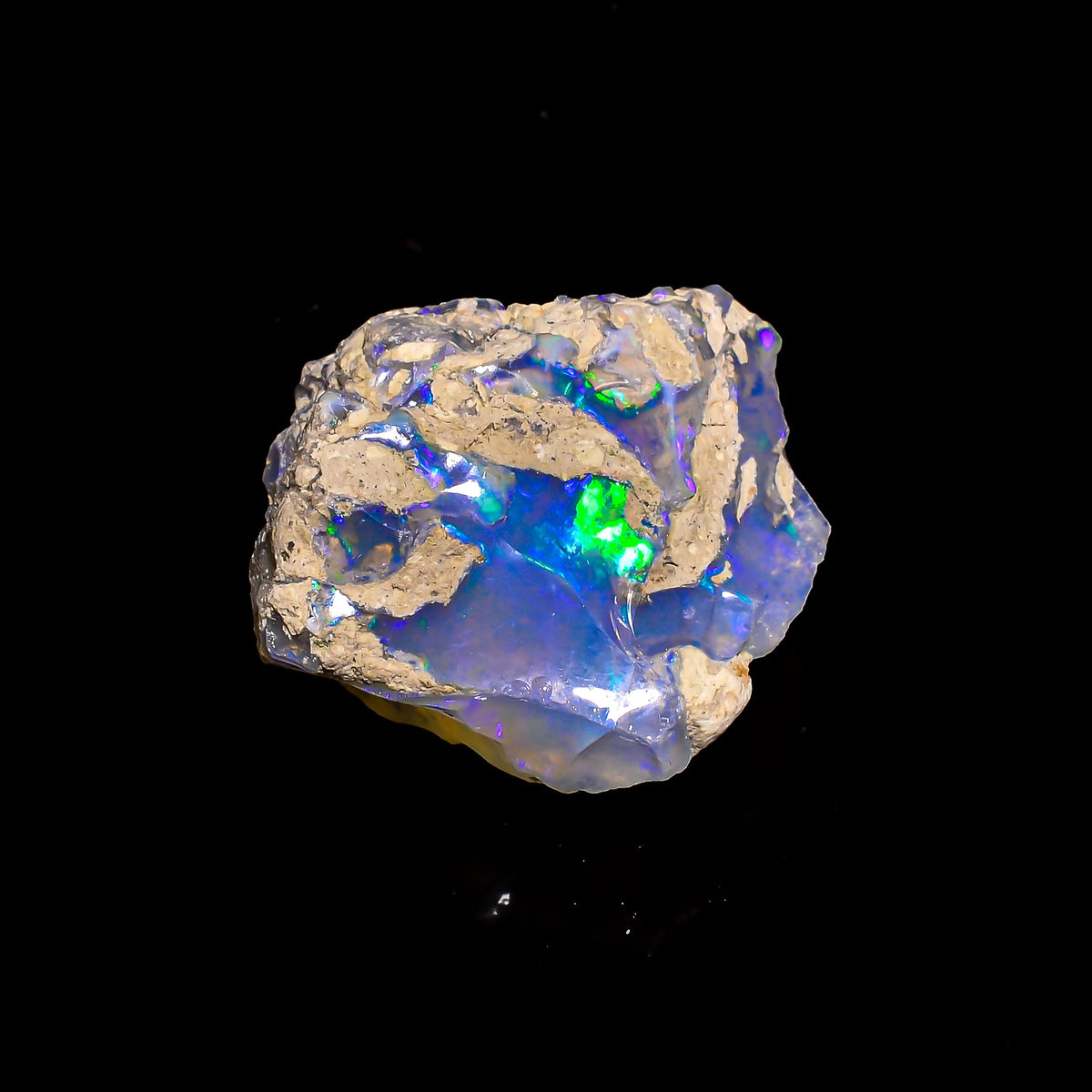 Elegant Top Grade Quality 100% Natural Welo Fire Ethiopian Opal Rough Loose Gemstone For Making Jewelry 32X26X19 MM 67.75 Cts. KR15-109 Sunkarton