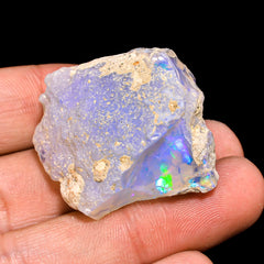 Elegant Top Grade Quality 100% Natural Welo Fire Ethiopian Opal Rough Loose Gemstone For Making Jewelry 32X26X19 MM 67.75 Cts. KR15-109 Sunkarton
