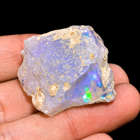 Elegant Top Grade Quality 100% Natural Welo Fire Ethiopian Opal Rough Loose Gemstone For Making Jewelry 32X26X19 MM 67.75 Cts. KR15-109 Sunkarton