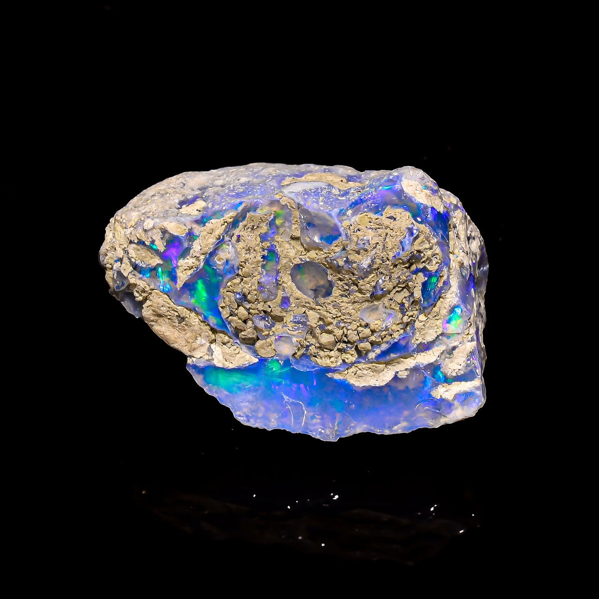 Incredible Top Grade Quality 100% Natural Welo Fire Ethiopian Opal Rough Loose Gemstone For Making Jewelry 33X22X18 MM 51.75 Cts. KR15-114 Sunkarton