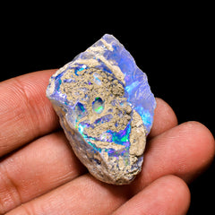 Incredible Top Grade Quality 100% Natural Welo Fire Ethiopian Opal Rough Loose Gemstone For Making Jewelry 33X22X18 MM 51.75 Cts. KR15-114 Sunkarton
