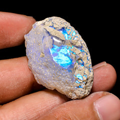 Incredible Top Grade Quality 100% Natural Welo Fire Ethiopian Opal Rough Loose Gemstone For Making Jewelry 33X22X18 MM 51.75 Cts. KR15-114 Sunkarton