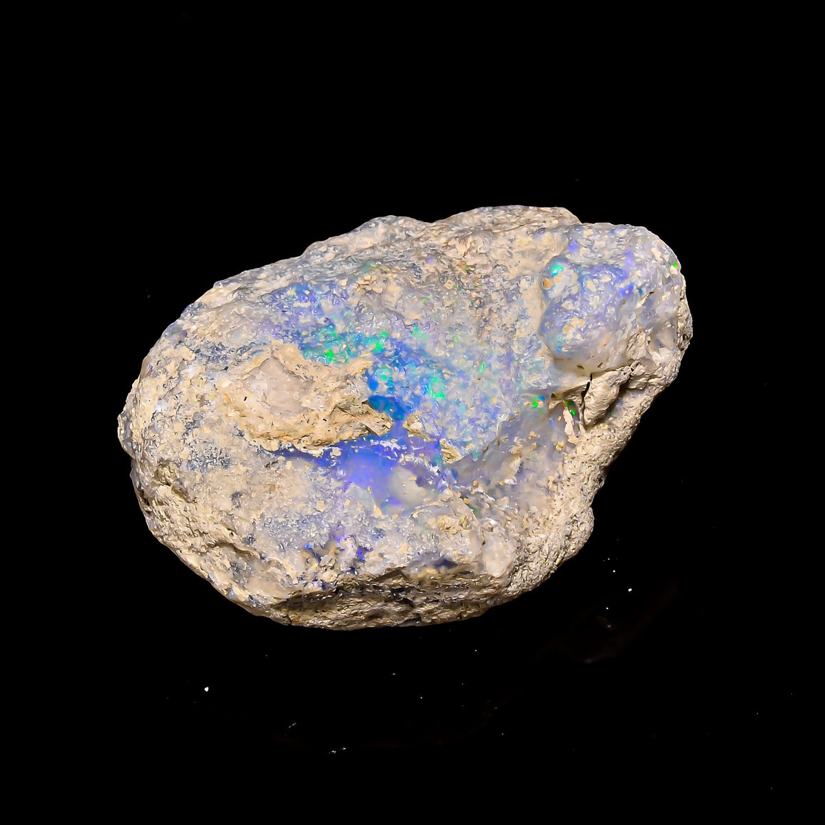 Marvellous Top Grade Quality 100% Natural Welo Fire Ethiopian Opal Rough Loose Gemstone For Making Jewelry 44X33X19 MM 99.55 Cts. KR15-115 Sunkarton