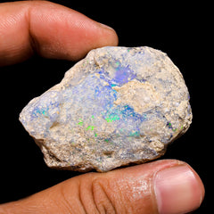 Marvellous Top Grade Quality 100% Natural Welo Fire Ethiopian Opal Rough Loose Gemstone For Making Jewelry 44X33X19 MM 99.55 Cts. KR15-115 Sunkarton