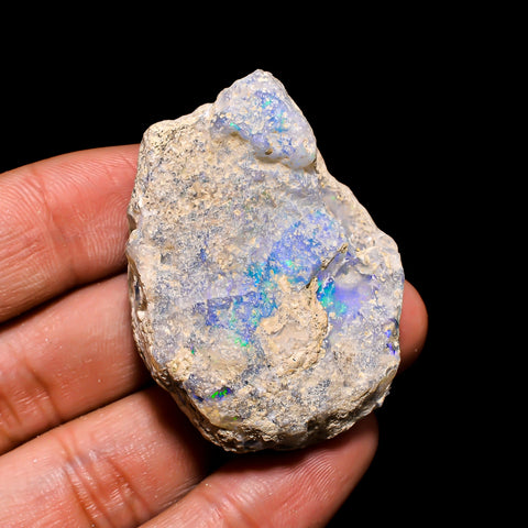 Marvellous Top Grade Quality 100% Natural Welo Fire Ethiopian Opal Rough Loose Gemstone For Making Jewelry 44X33X19 MM 99.55 Cts. KR15-115 Sunkarton